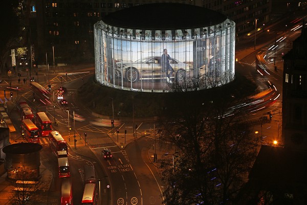 Mercedes-Benz Cars luxury campaign with new S-Class installation at London’s BFI IMAX