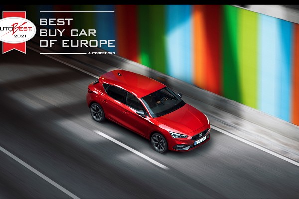SEAT Leon voted AUTOBEST 2021 'Best Buy Car of Europe 2021'
