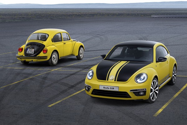 Old and new Beetle GSR