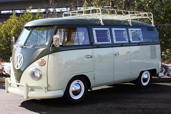 This 1967 Volkswagen Type 2 Double-door Camper, on display at LeMay – America’s Automotive Museum, was donated by famed sculptor Dale Chihuly.