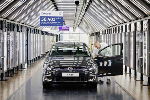 Goodbye e-Golf: After 50,401 vehicles in the Transparent Factory, production comes to an end