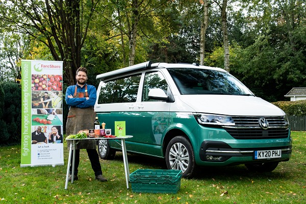 Re-fuelling the UK: Volkswagen Commercial Vehicles partners with FareShare to help feed the nation and reduce food waste